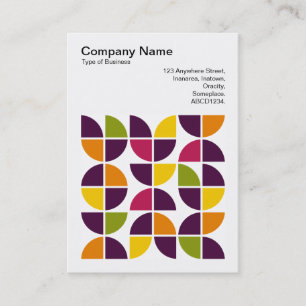 Tarjeta De Visita Foto cuadrada (v3) - Geométrica abstracta 110421v2