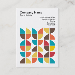 Tarjeta De Visita Foto cuadrada (v3) - Geométrica abstracta 110421v3