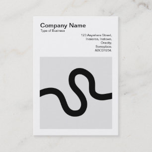 Tarjeta De Visita Foto cuadrada (v3) - Línea de curvas 02