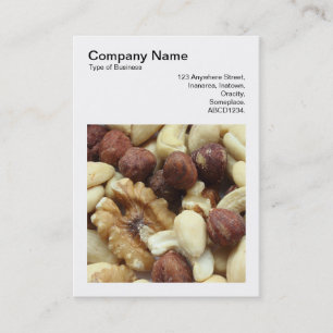 Tarjeta De Visita Foto cuadrada (v3) - Nueces mixtas