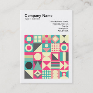 Tarjeta De Visita Foto cuadrada (v3) - plazas abstractas 110419