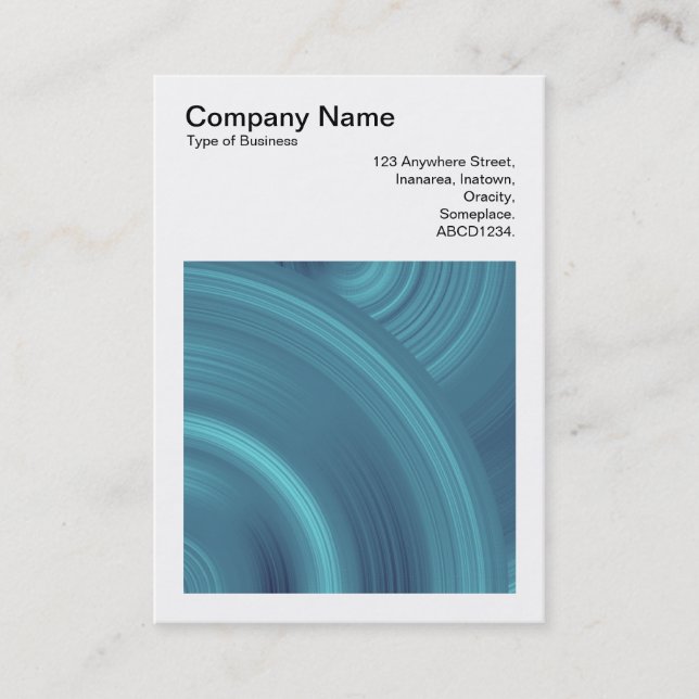 Tarjeta De Visita Foto cuadrada (v3) - Resumen Círculo 04 (Anverso)