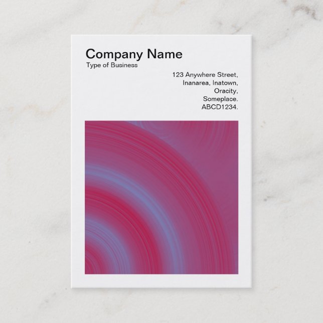 Tarjeta De Visita Foto cuadrada (v3) - Resumen del círculo 02 (Anverso)