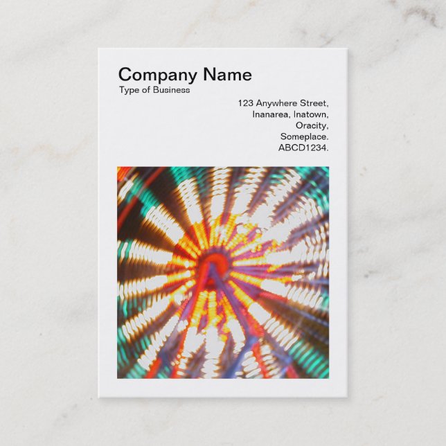 Tarjeta De Visita Foto cuadrada (v3) - Rueda de la fortuna 02 (Anverso)