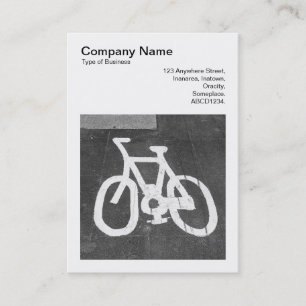 Tarjeta De Visita Foto cuadrada (v3) - Viaje en bicicleta