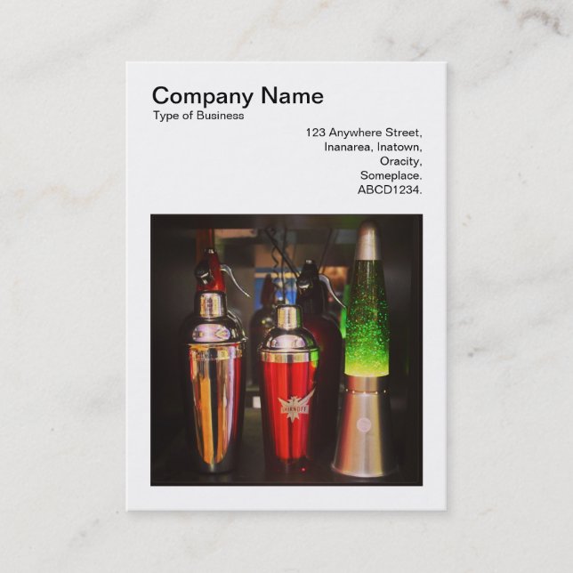 Tarjeta De Visita Foto cuadrada (v3) - Vida residual del mercado de  (Anverso)