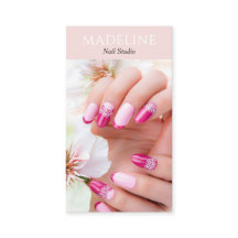 Foto de artista de uñas rosa rubor
