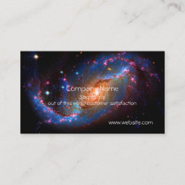 Tarjeta De Visita Foto de astronomía de Spiral Barred Galaxy
