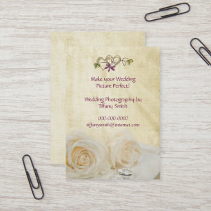 Tarjeta De Visita Foto de boda