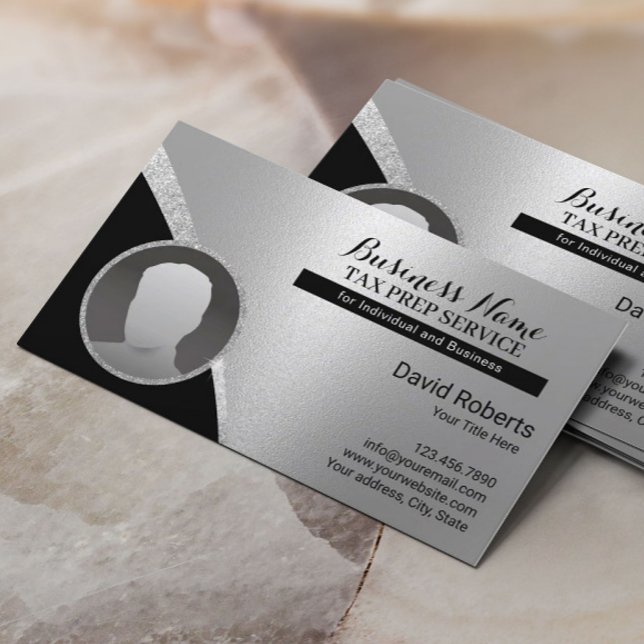 Tarjeta De Visita Foto de contabilidad de devolución de impuestos de (Subido por el creador)