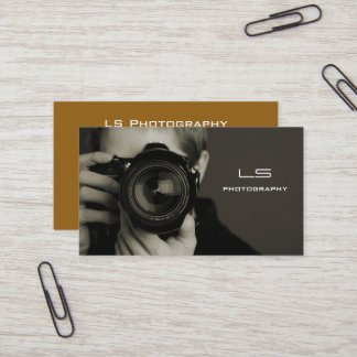 Tarjeta De Visita Foto de fondo de Personalizado profesional fotográ