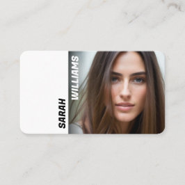 Tarjeta De Visita Foto de modelo de clase moderna