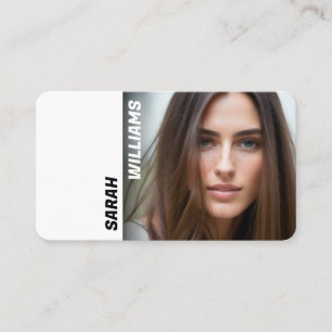 Tarjeta De Visita Foto de modelo de clase moderna