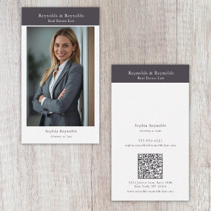 Tarjeta De Visita Foto de Networking Corporativo Profesional Moderno