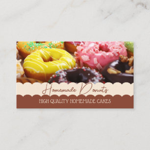 Tarjeta De Visita Foto de panadería deliciosa