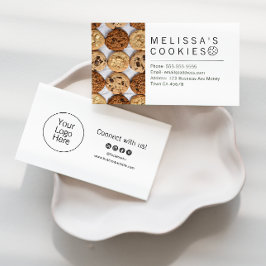 Tarjeta De Visita Foto de panadería simple y lista para usar en marc