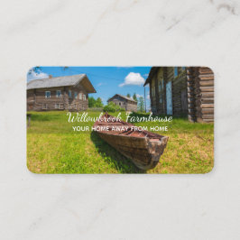 Tarjeta De Visita Foto de Personalizado de alquiler de vacaciones en