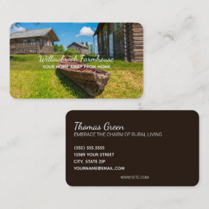 Tarjeta De Visita Foto de Personalizado de alquiler de vacaciones en