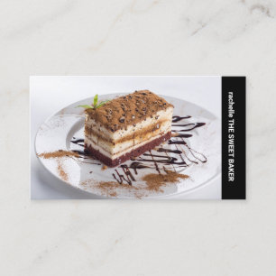 Tarjeta De Visita Foto de personalizado de texto lateral