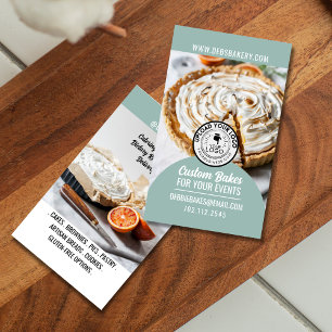 Tarjeta De Visita Foto de personalizado Home Bakery