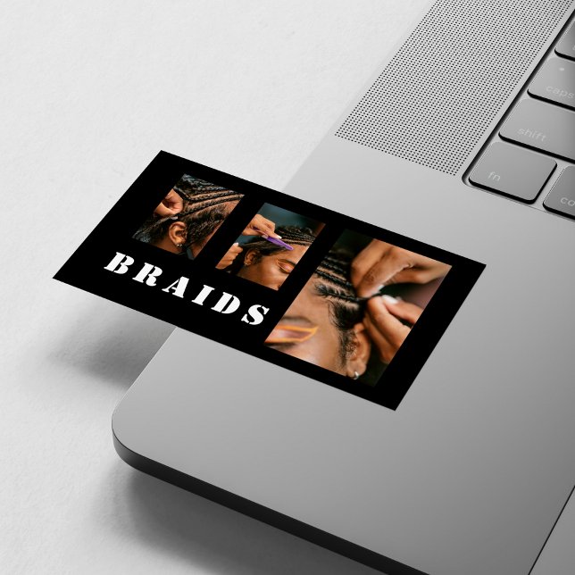 Tarjeta De Visita Foto de trenzas de trenzado de pelo (Subido por el creador)