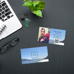 Tarjeta De Visita Foto de turismo de vacaciones de agentes de viajes