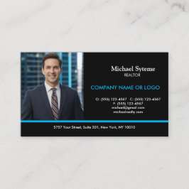 Tarjeta De Visita Foto de un reactor lateral