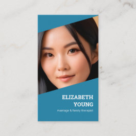 Tarjeta De Visita Foto del entrenador de relaciones familiares matri