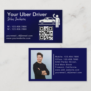 Tarjeta De Visita Foto del servicio de transporte público de lujo