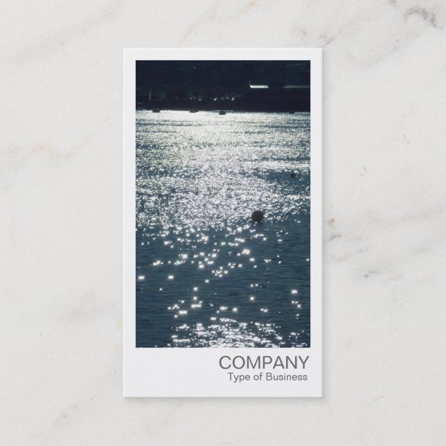 Tarjeta De Visita Foto inmediata - bahía de Cardiff (Anverso)