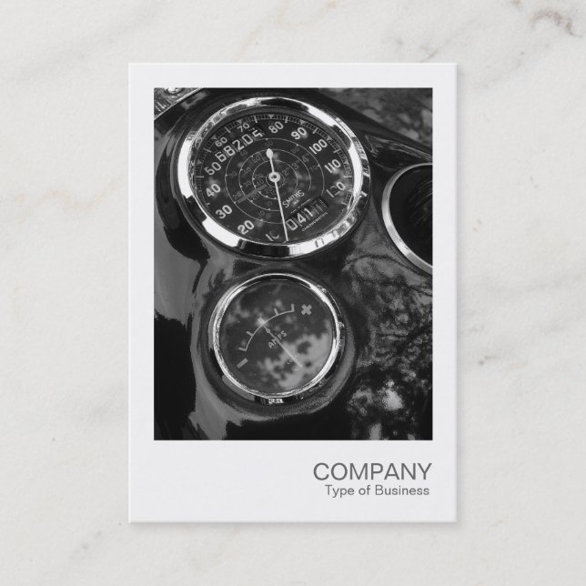 Tarjeta De Visita Foto instantánea 014 - Gálibos clásicos de motocic (Anverso)