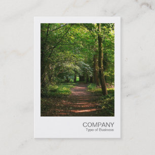 Tarjeta De Visita Foto instantánea 031 - Camino en los bosques