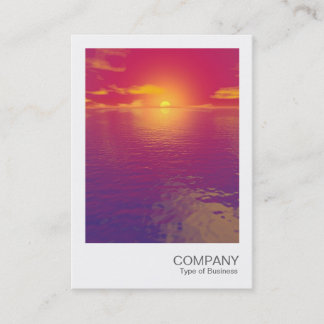 Tarjeta De Visita Foto instantánea 034 - Sunrise Sunset