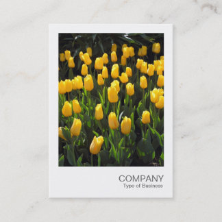 Tarjeta De Visita Foto instantánea 03 - Tulipanes amarillos