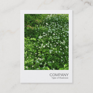 Tarjeta De Visita Foto instantánea 072 - Flores de bosque