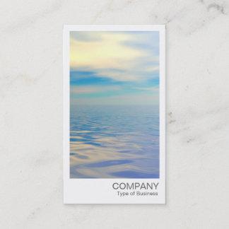 Tarjeta De Visita Foto instantánea - Agua y cielo