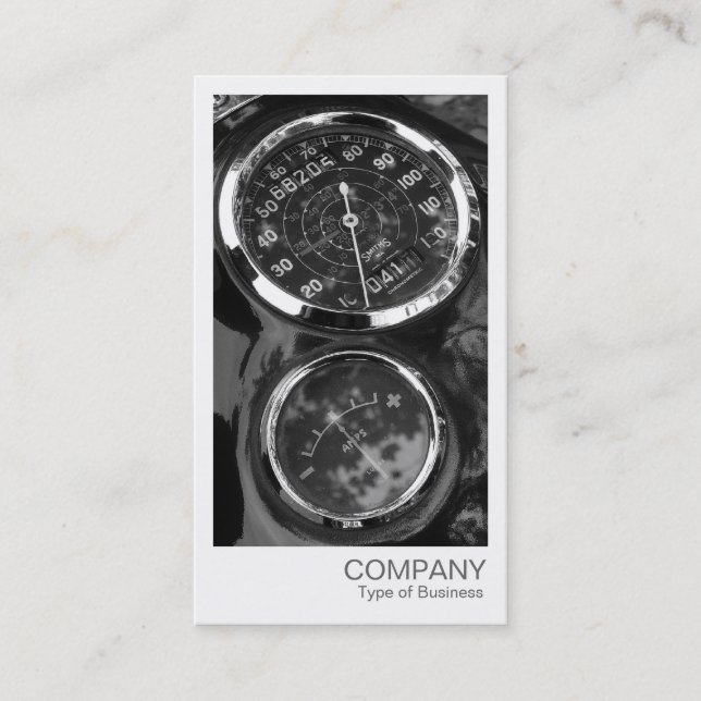 Tarjeta De Visita Foto instantánea - Gálibos clásicos de motocicleta (Anverso)