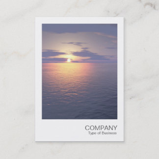 Tarjeta De Visita Foto instantánea - Sunrise/Sunset