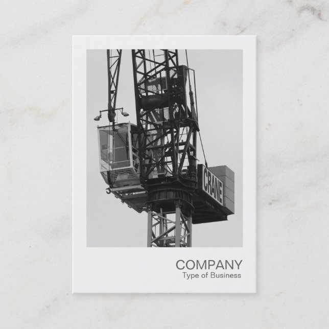 Tarjeta De Visita Foto instantánea - Tower Crane 02 (Anverso)