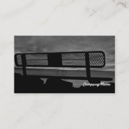 Tarjeta De Visita Foto inversa total B&W 