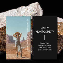 Tarjeta De Visita Foto minimalista simple