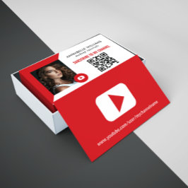 Tarjeta De Visita Foto moderna de YouTube