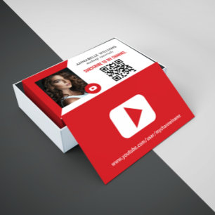 Tarjeta De Visita Foto moderna de YouTube