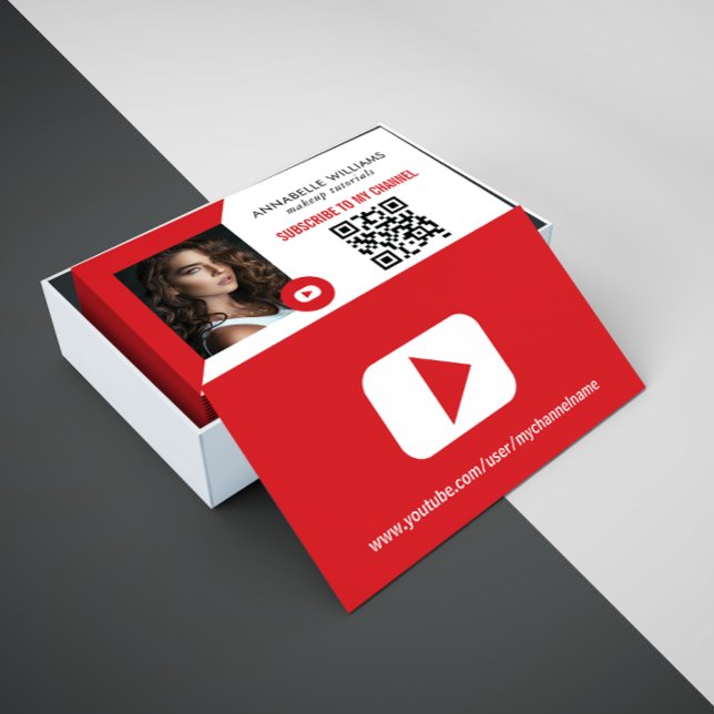 Tarjeta De Visita Foto moderna de YouTube (Subido por el creador)