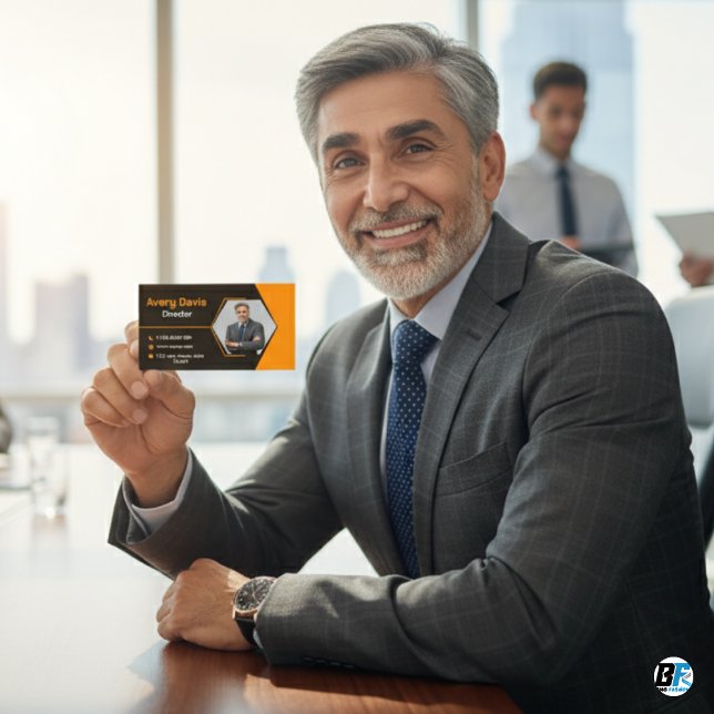 Tarjeta De Visita Foto personalizado Iconos modernos de medios socia (Subido por el creador)