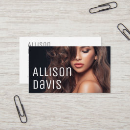 Tarjeta De Visita Foto profesional simple Minimalista moderna