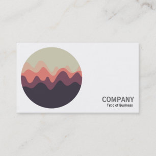 Tarjeta De Visita Foto redonda - Esbozo de sonido 01