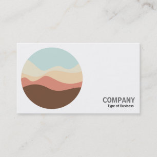 Tarjeta De Visita Foto redonda - Esbozo de sonido 07