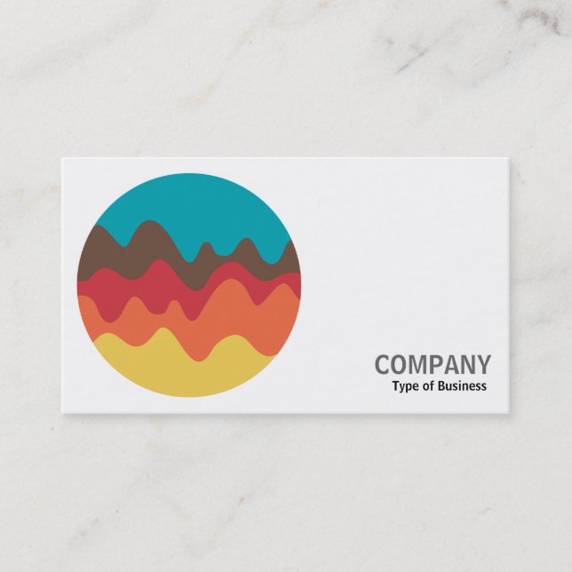 Tarjeta De Visita Foto redonda - Sound Sketch 08 (Anverso)