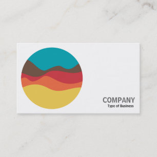 Tarjeta De Visita Foto redonda - Sound Sketch 09